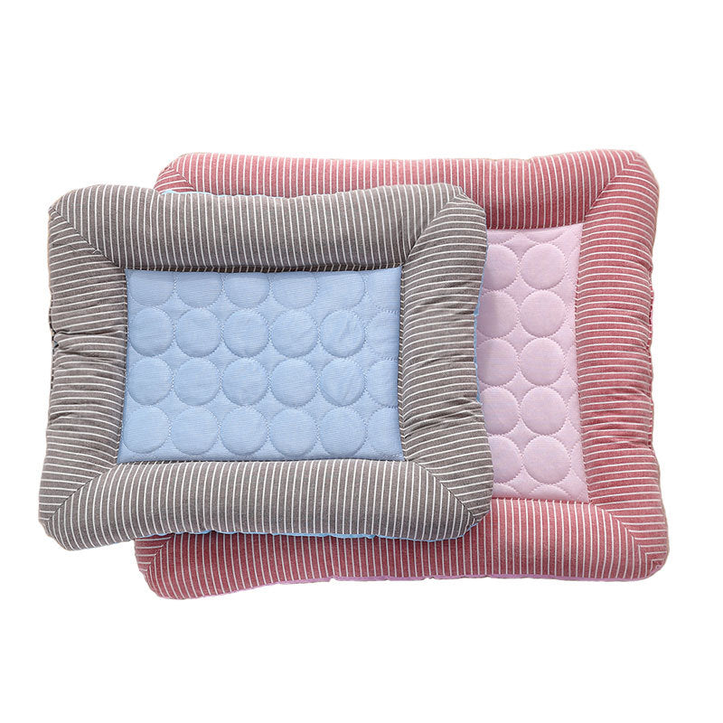 Ice silk cooling mat folded