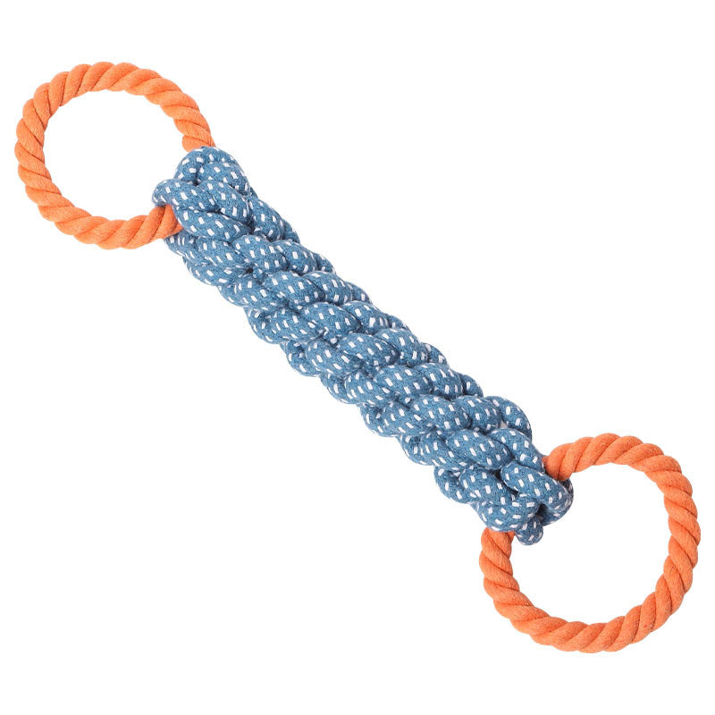 Braided Cotton Rope Dental Chew Toy