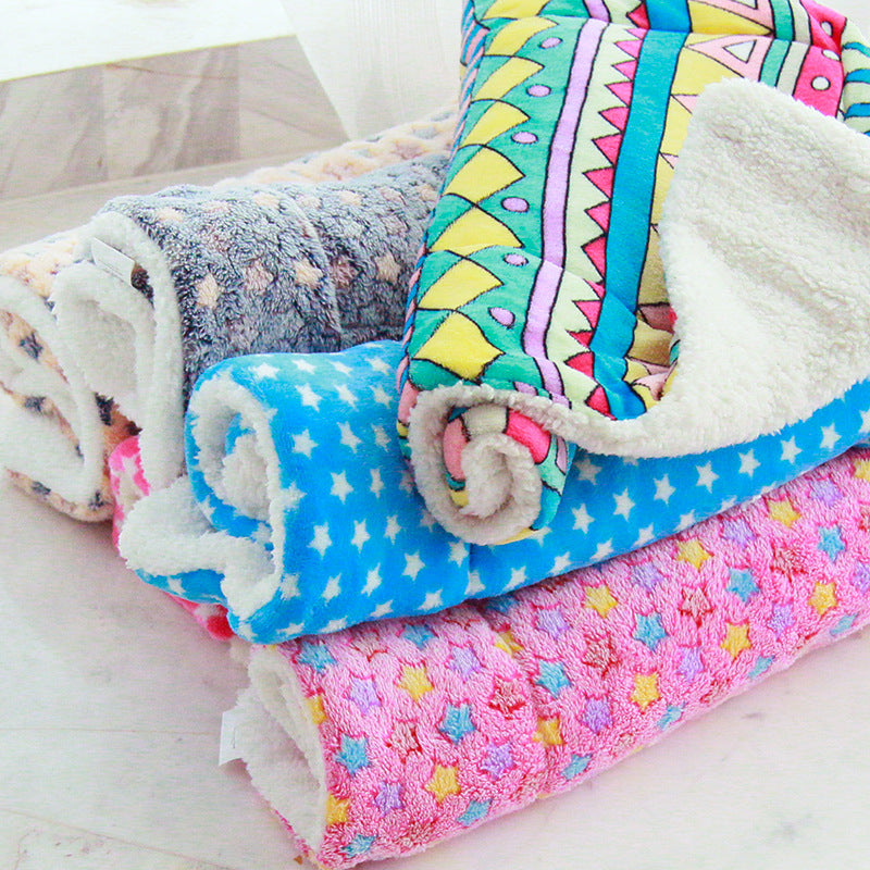 Plush calming blanket detail