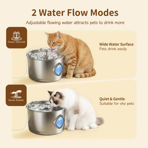 Automatic Cat Water Fountain detail