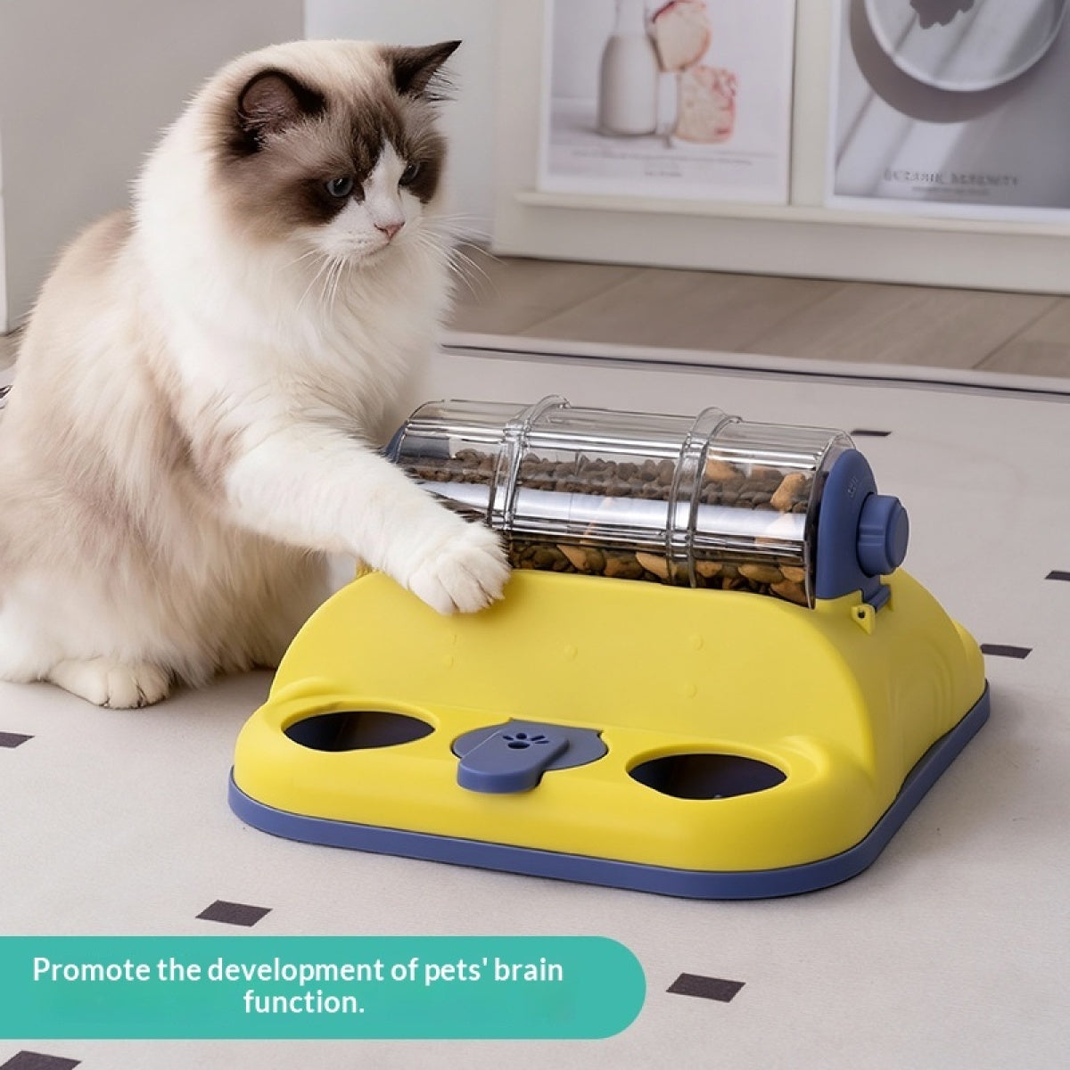 Interactive Slow Feeder Bowl in use